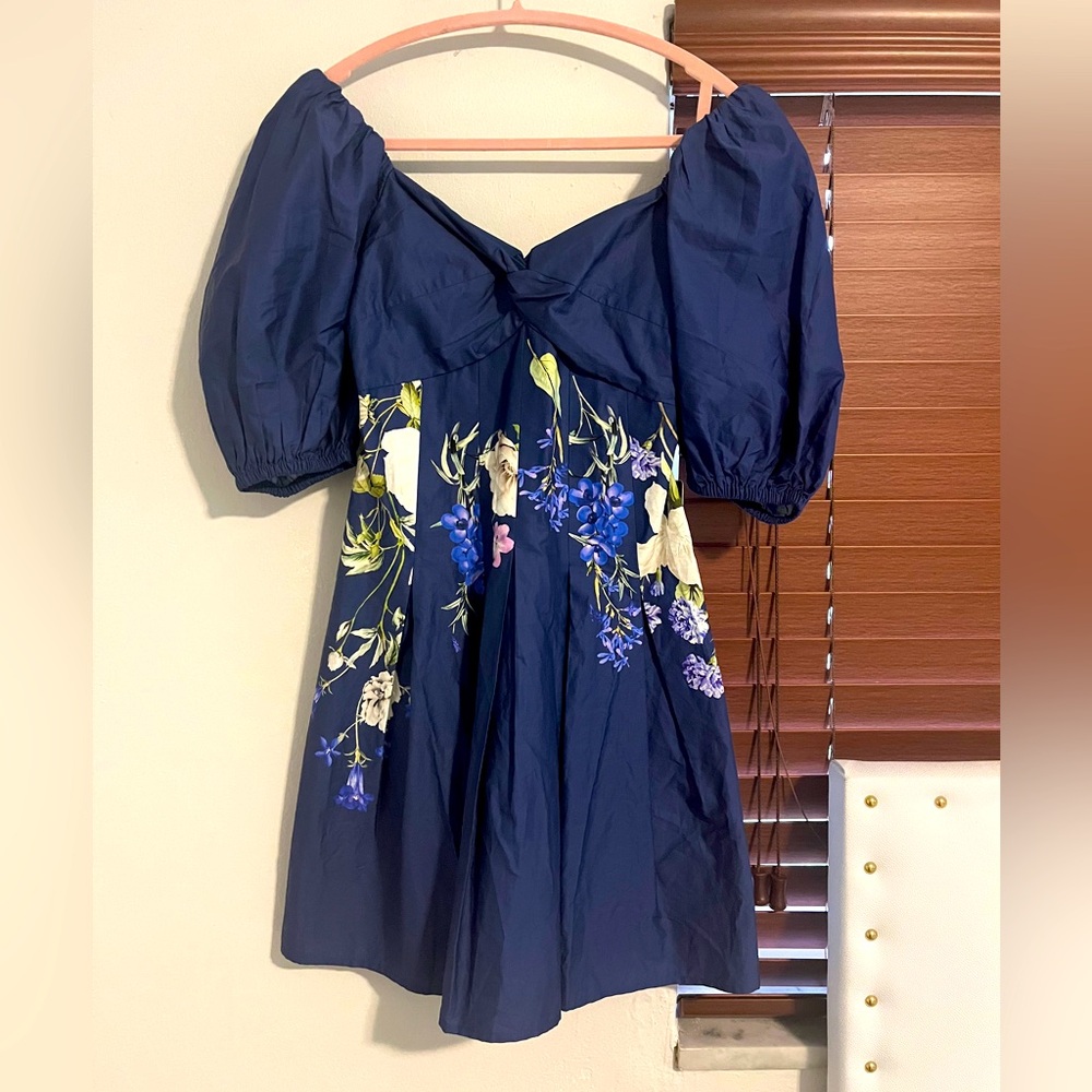 Off-the-shoulder Sunday dress